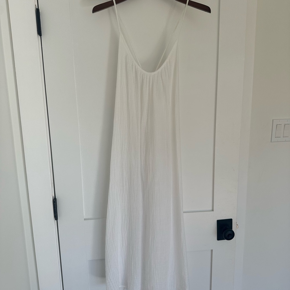 Honorine Elegant White Maxi Dress